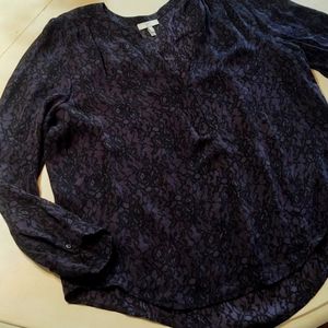 Joie Lace Print Blouse